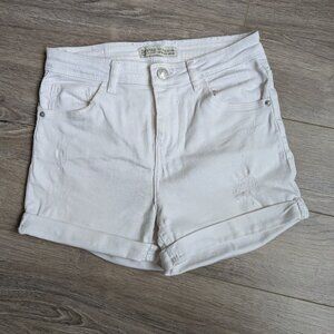 Bershka White Shorts